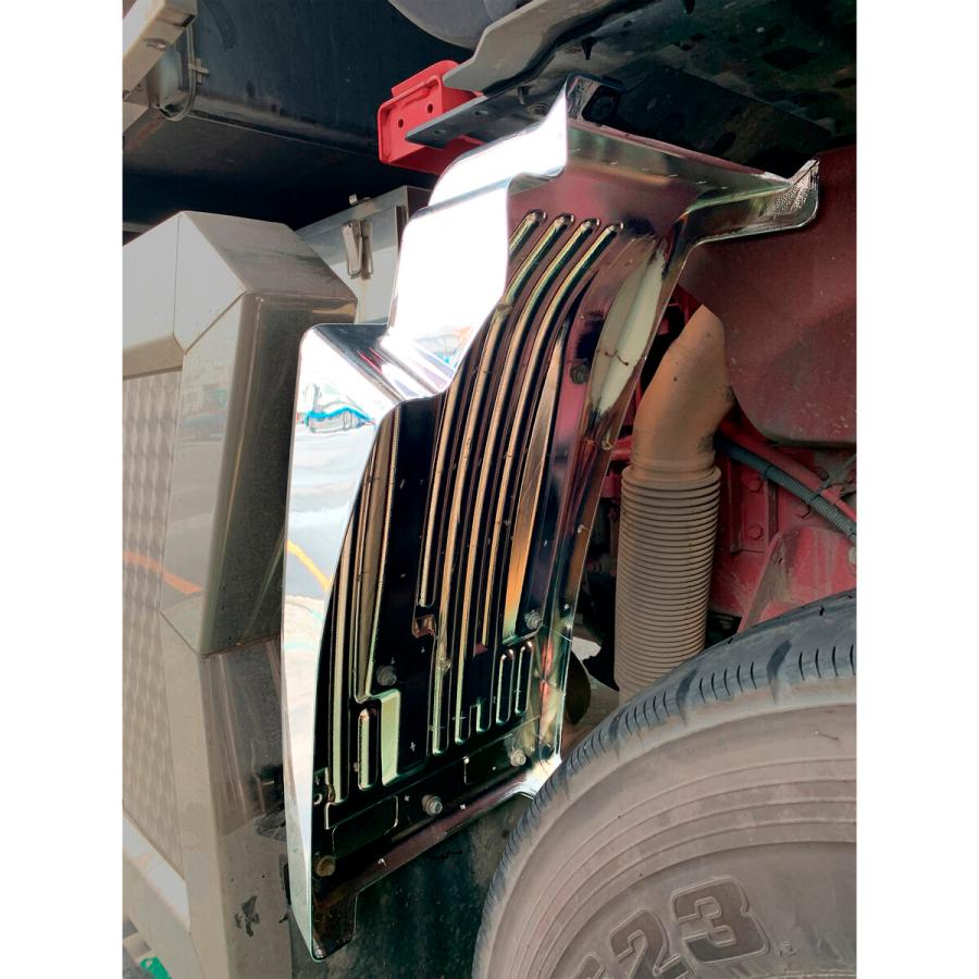 日野大型車用泥除けゴム マッドガード 日野大型17プロフィア/NEWプロフィア 右用 交換式