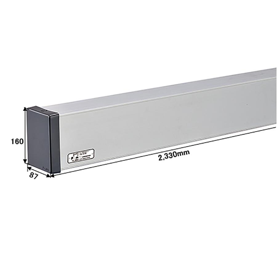 pa-man リアバンパー 大型トラック用 アルミ ブラックカバー付 AB23LB
