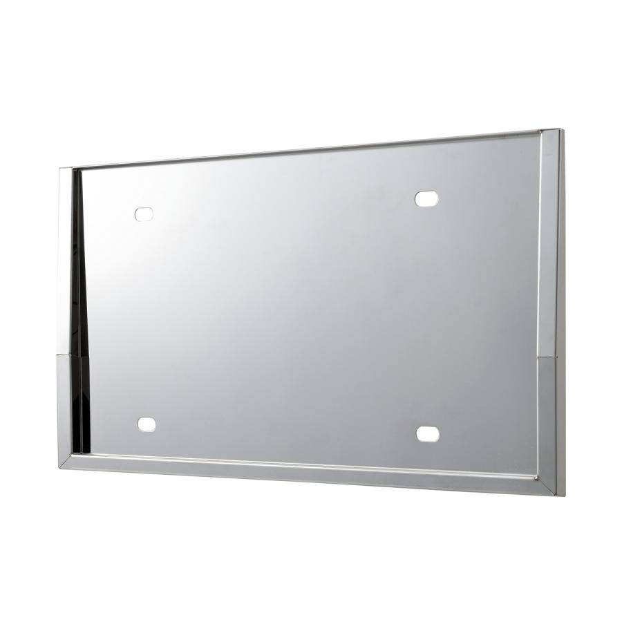 大型車鏡面ステンレス製ナンバーフレーム枠