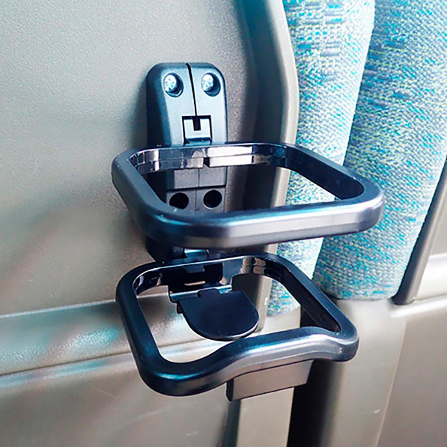 ドリンクホルダー バス用 ニュータイプ 黒 500ml / 350ml 対応 耐荷重