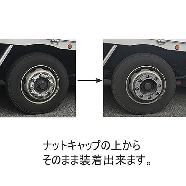 人気大割引アオリ保護クッション ナットキャップ装着車専用 1ヶ売り 新ISO車 トラック用品 19.5インチ ホイール用 物流、運搬用 