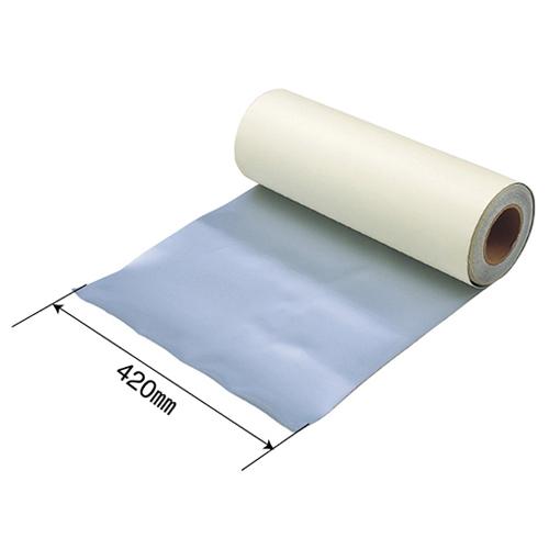 補修テープ シルバー 420mm×10.5m ウイング車/天井中央/ホロに トラック 幌 屋根 迅速修理 粘着テープ パーマンオリジナル 