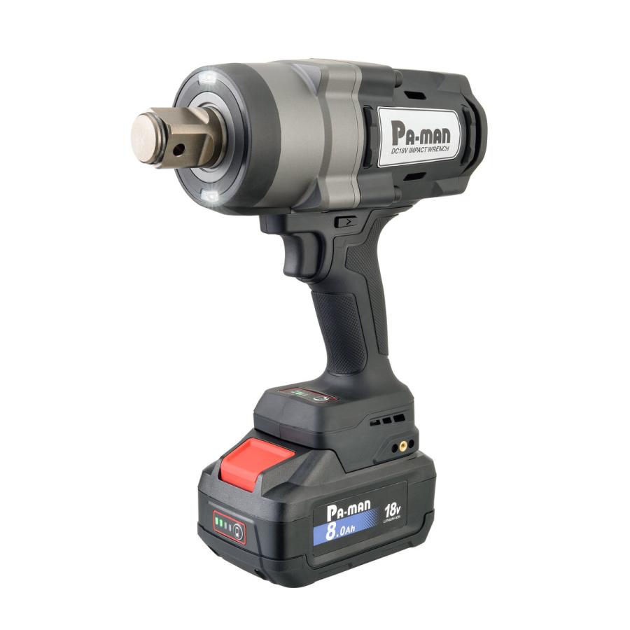 PAーMAN 電動インパクトレンチ コードレス 2200N・m DC18V 大型 