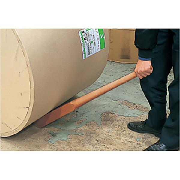 てこ棒 オカン材(天然木) 1000mm ロール紙 荷物 運搬 移動 工具 業務用の画像