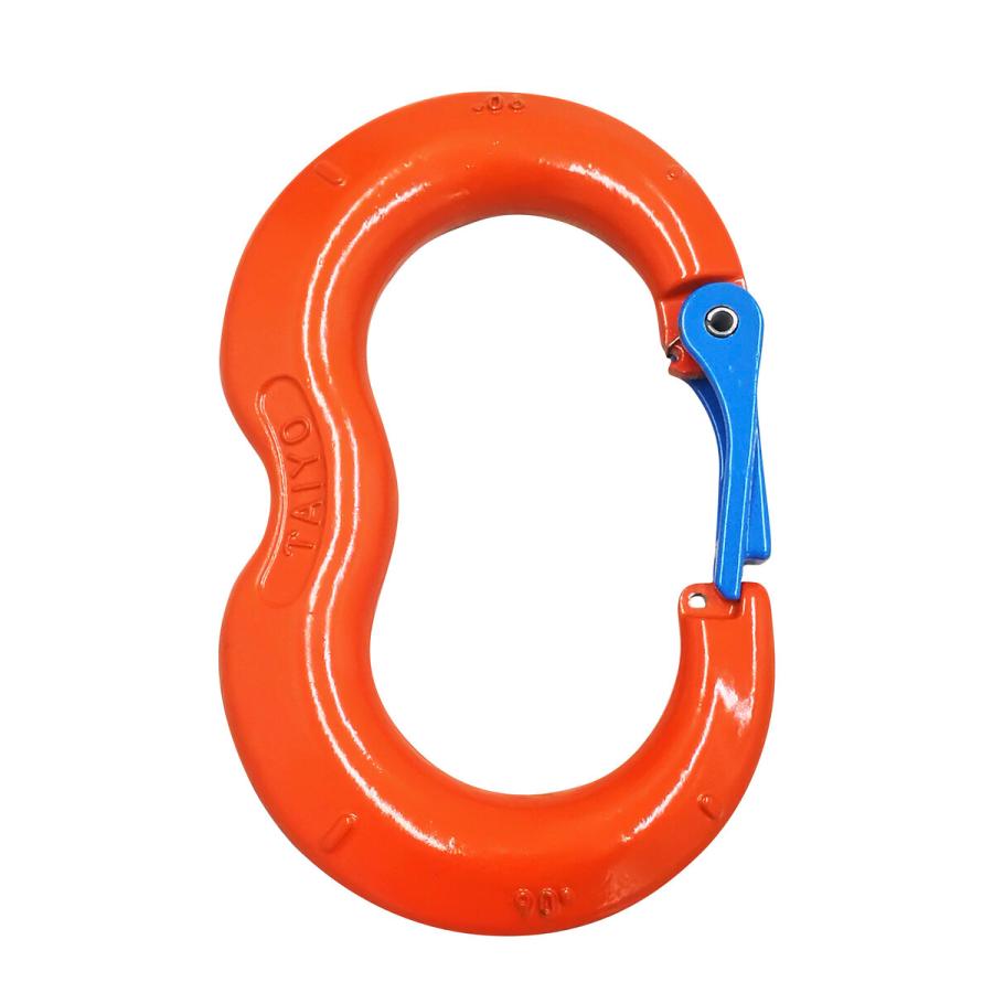 スリング脱着式リンク スチール 使用荷重2t 高さ216×厚み28×開口巾50mm