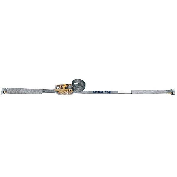 ラッシングベルト 荷締機 幅38mm 固定0.5m 巻取2.5m Eクリップ スリーブ付 荷締め パーマンオリジナル :64722000:パーマン 店 通販 HHH ベルト荷締機 38巾ベルト 先端ループ250kg PB38P 1個 ■▼808-7195