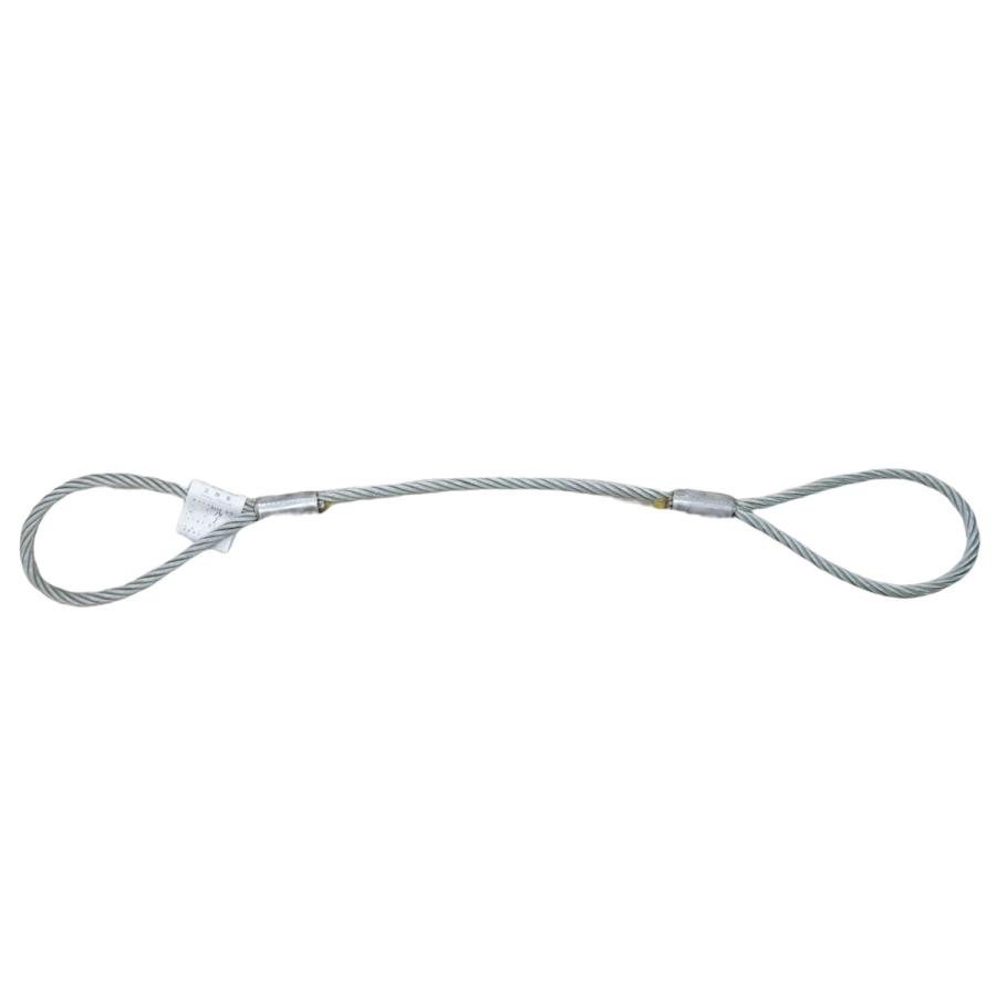 ワイヤー メッキ 玉掛 φ16×5m JIS 1本 使用荷重2.0t AL16×5 ワイヤー メッキ 玉掛 φ16×5m JIS 1本 使用荷重2.0t AL16×5