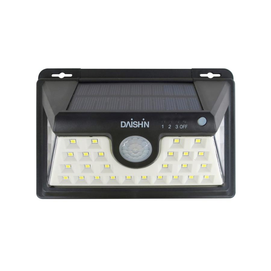 広角ウォールライト ソーラー式 省エネ 赤外線センサー SMD高輝度LED