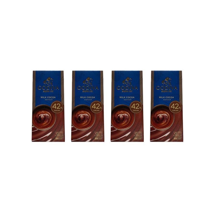ゴディバ（GODIVA） 【4個セット】 ミルクココア RICH DARK COCOA