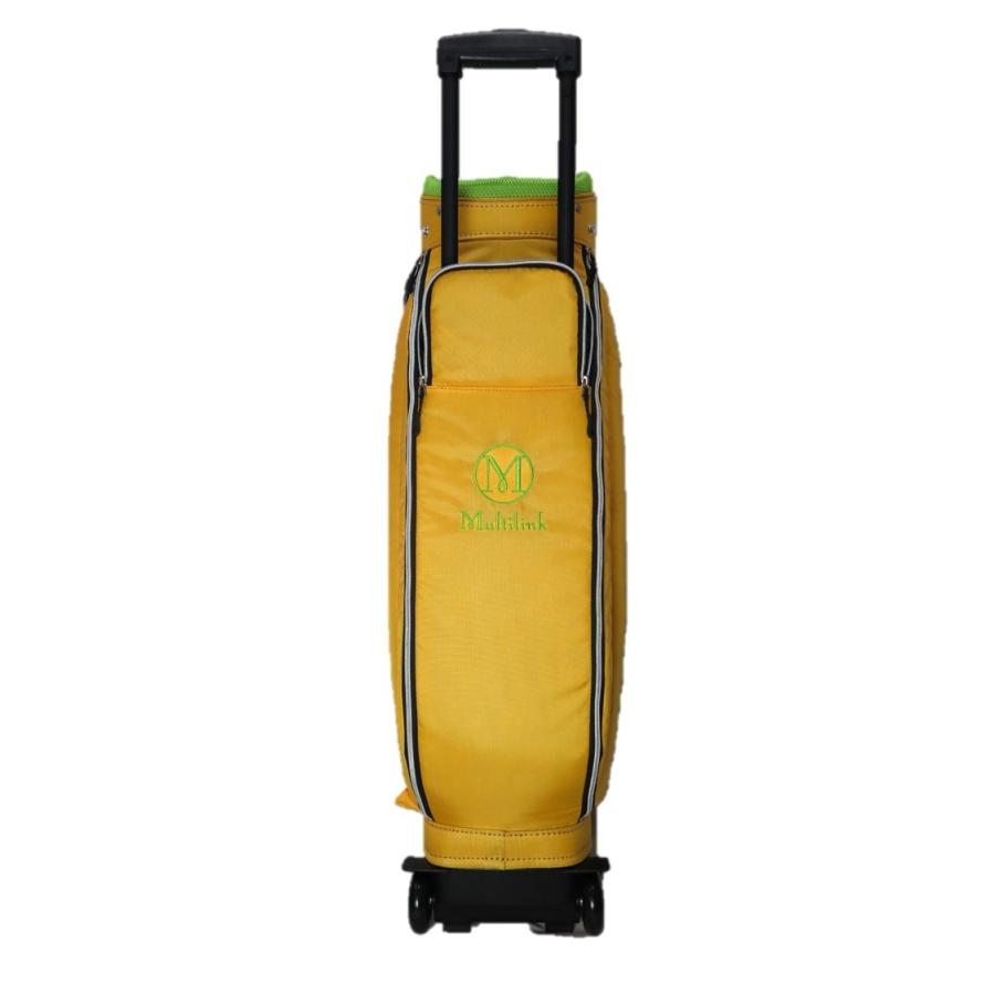 MULTILINK】キャスター付きキャディバッグ（イエロー） : PA-SHOP