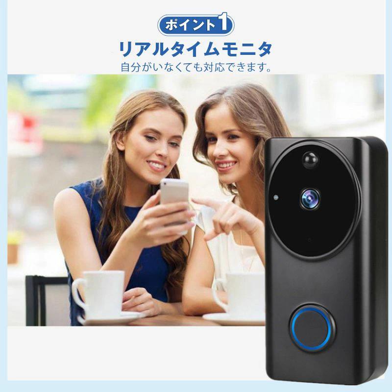スマホ連携で防犯強化！リアルタイム監視対応のワイヤレスインターホン