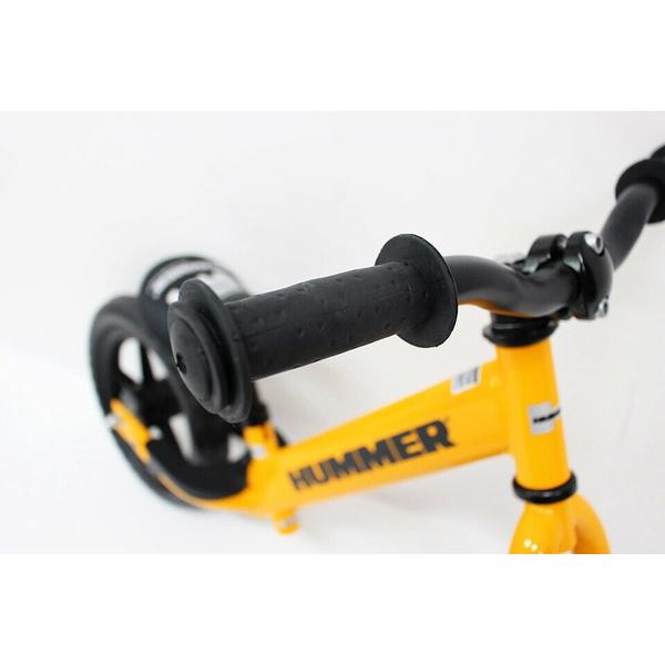 HUMMER 軽量12インチ キッズバイク イエロー バランス練習用 2歳から5