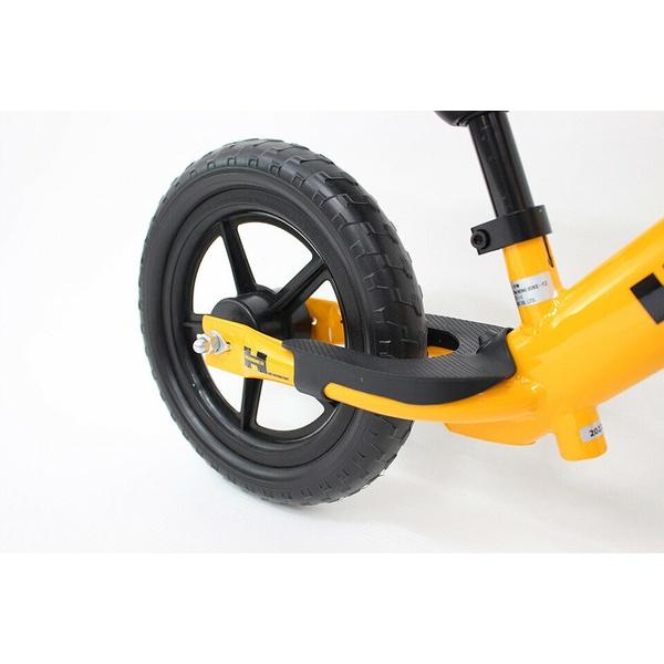 HUMMER 軽量12インチ キッズバイク イエロー バランス練習用 2歳から5