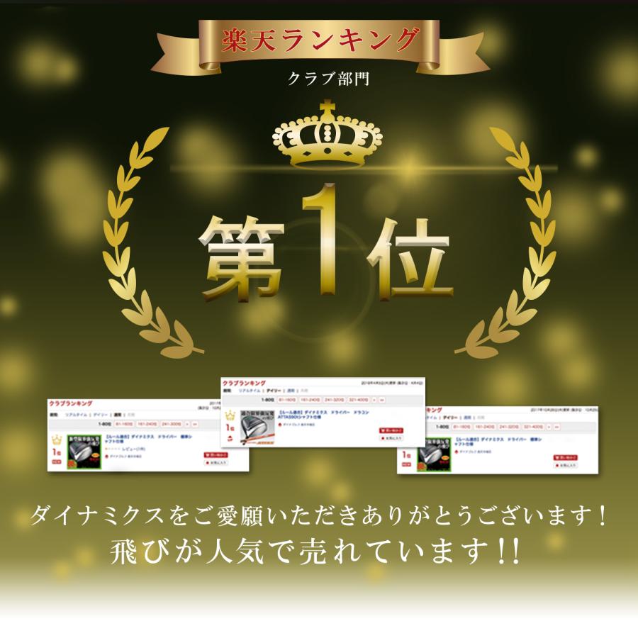 ダイナゴルフ ダイナミクス ドライバー 適合最強高反発設計 飛