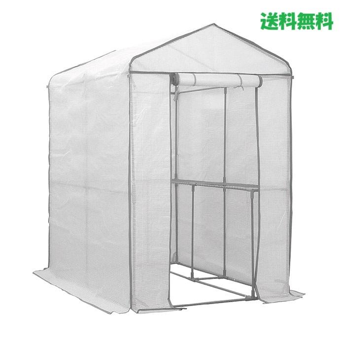 立って作業できる簡易ビニールハウス グリーンジャンボ 約0.7坪 家庭用