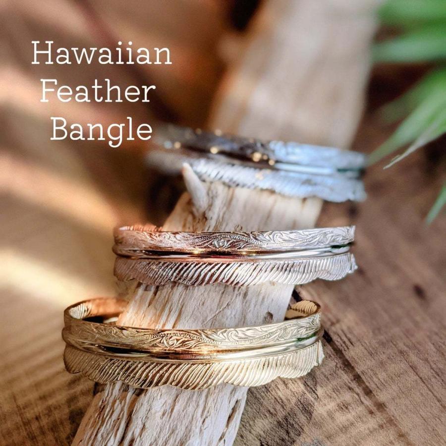 Hawaiian Jewelry ハワイアンジュエリー フェザーバングル 羽根