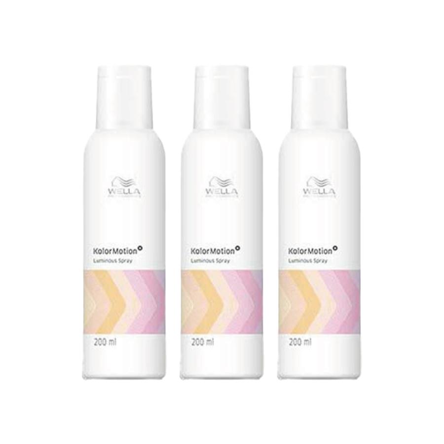 ウエラ カラーモーション ルミナススプレー 3本 200ml ヘアオイル