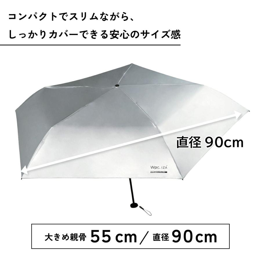 Wpc. IZA 男の晴雨兼用傘 55cm Light＆Slim za007 選べる iza