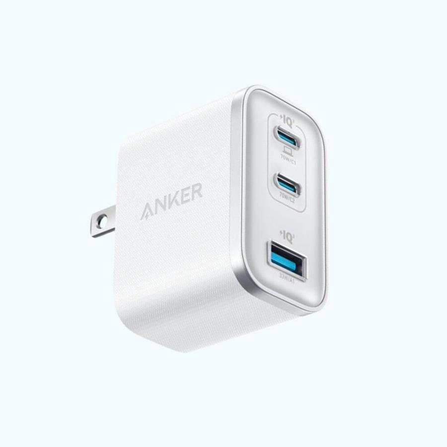 Anker（アンカー） Nano Charger 70W, 3ポート 急速充電 PD対応 USB 