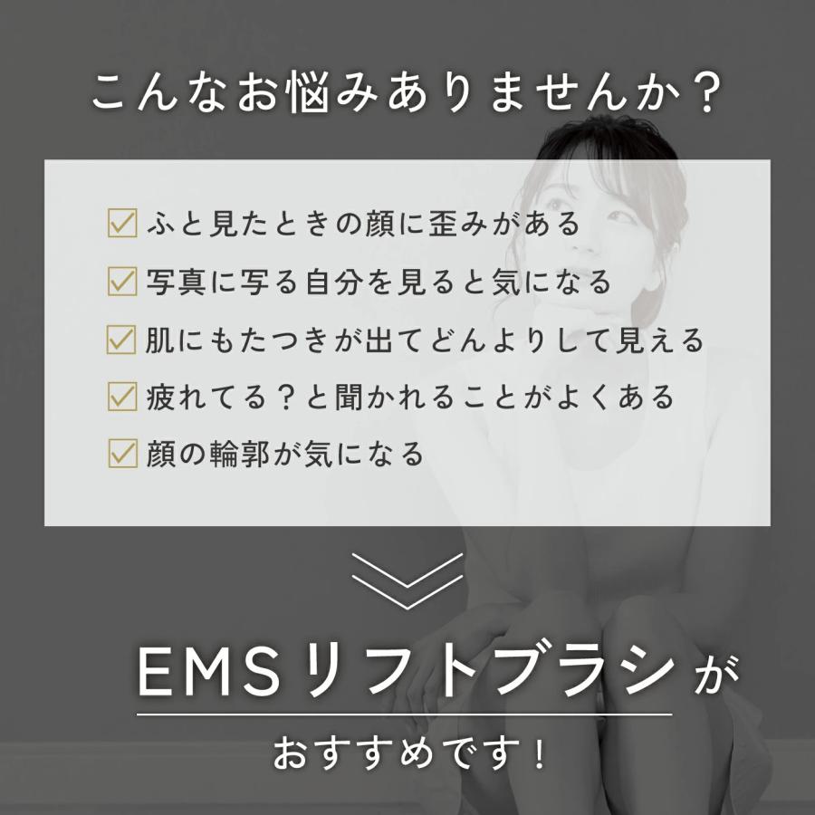 SALONIA（サロニア） emsリフトブラシ sal22206sl 美顔器 ems フェイス