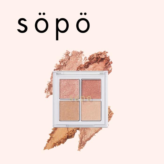 sopo（ソポ） アイシャドウ アイパレット 04 ダズルベージュ プチプラ