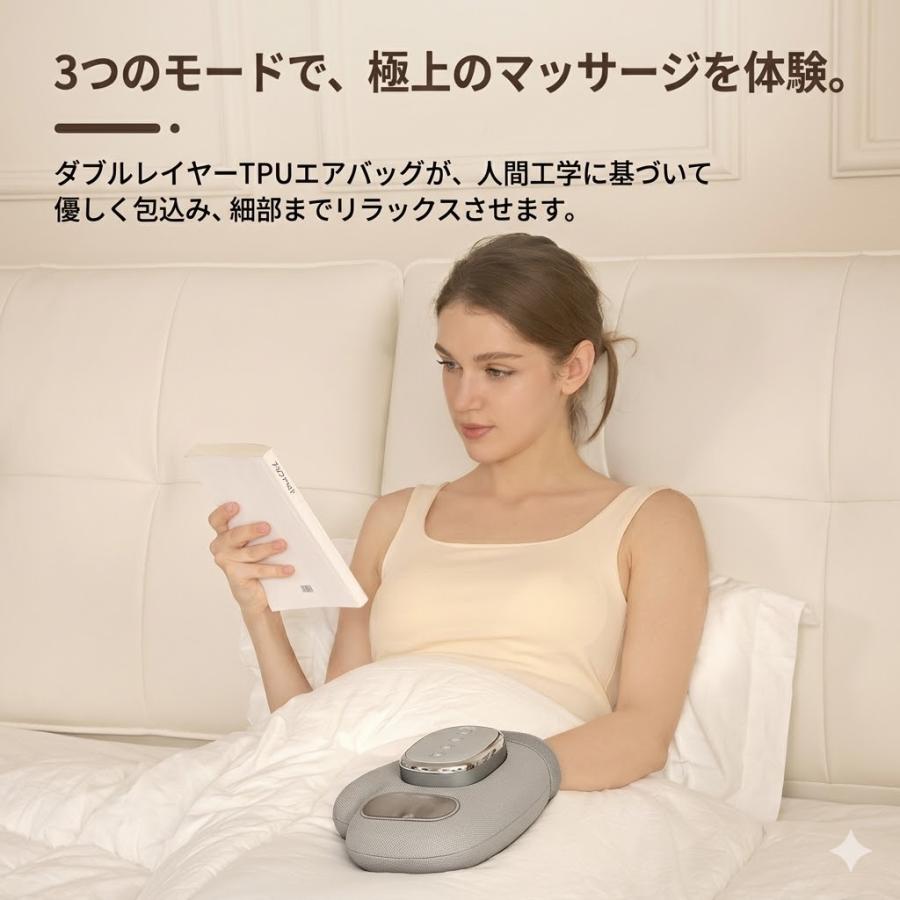 クーポンで 4999 円！／ハンドマッサージ 3段階加圧調整 エアバッグ