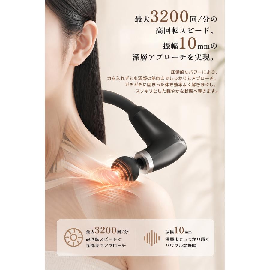 クーポンで 2660 円！／筋膜リリース 背中マッサージ マッサージガン