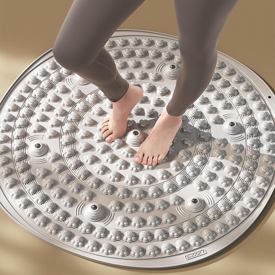 足ツボマット 指圧ボード 指圧マット 足つぼマット 55cm 足底指圧ボード マッサージマット 足ツボマッサージ 円形 疲労軽減 指圧板 マット 足裏マット 正規品 |  | 08
