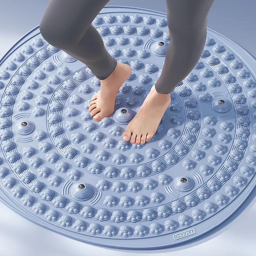 足ツボマット 指圧ボード 指圧マット 足つぼマット 55cm 足底指圧ボード マッサージマット 足ツボマッサージ 円形 疲労軽減 指圧板 マット 足裏マット 正規品 |  | 09