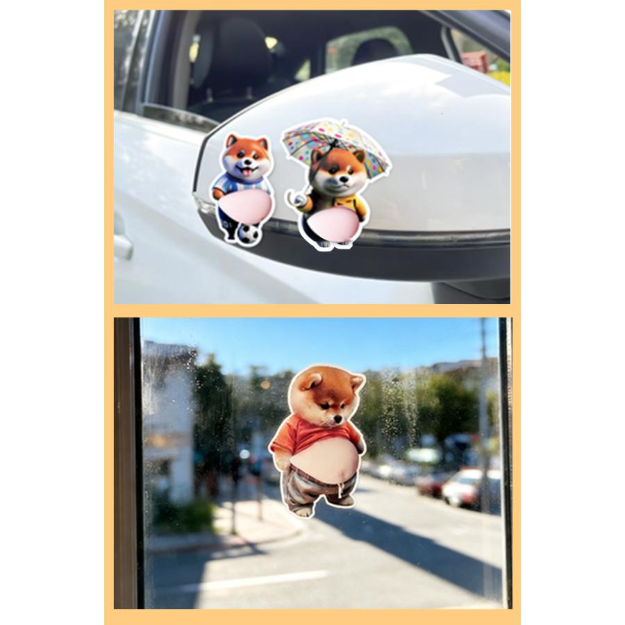 犬 柴犬 お尻 シール おしりシール おしり シール おはじきシール マシュマロシール ぷにぷにシール 3D立体シール 手帳 シール手帳 ボンボンシール |  | 09