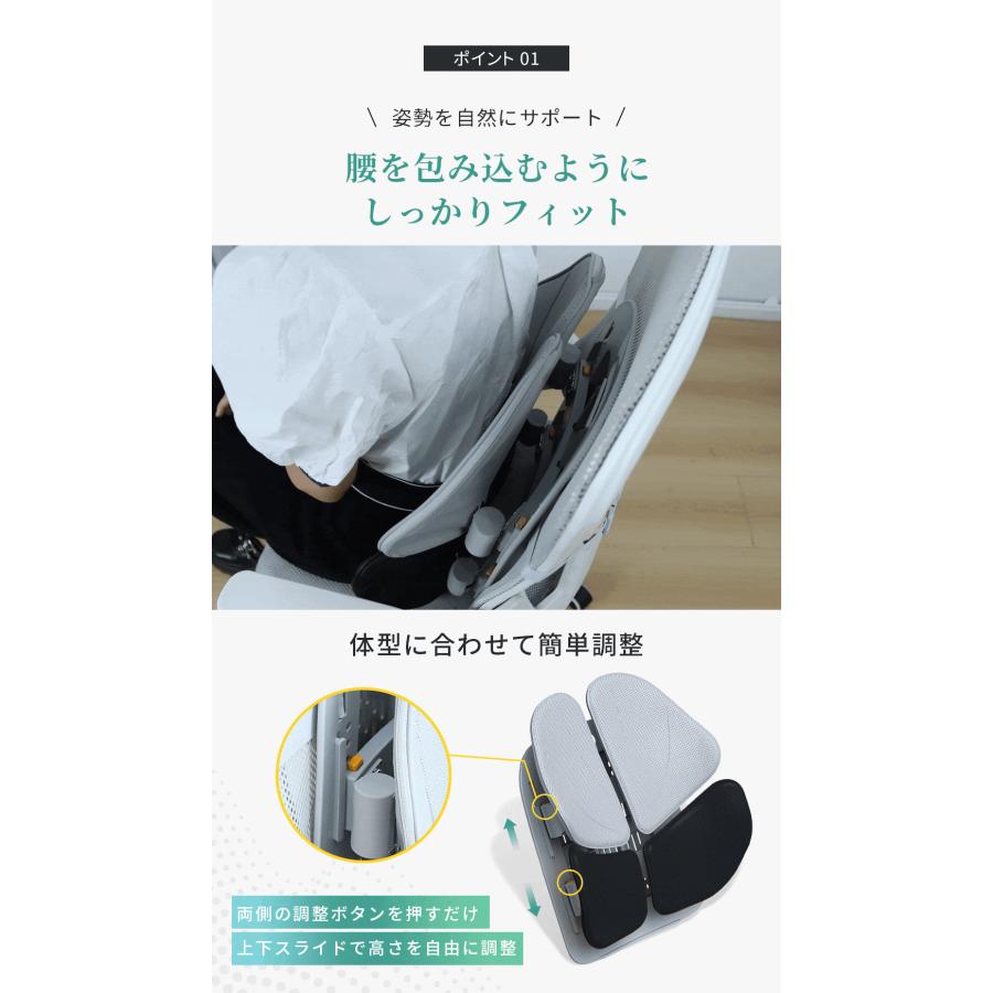 ランバーサポート 車 腰痛 クッション 背もたれ 運転席 椅子 シート