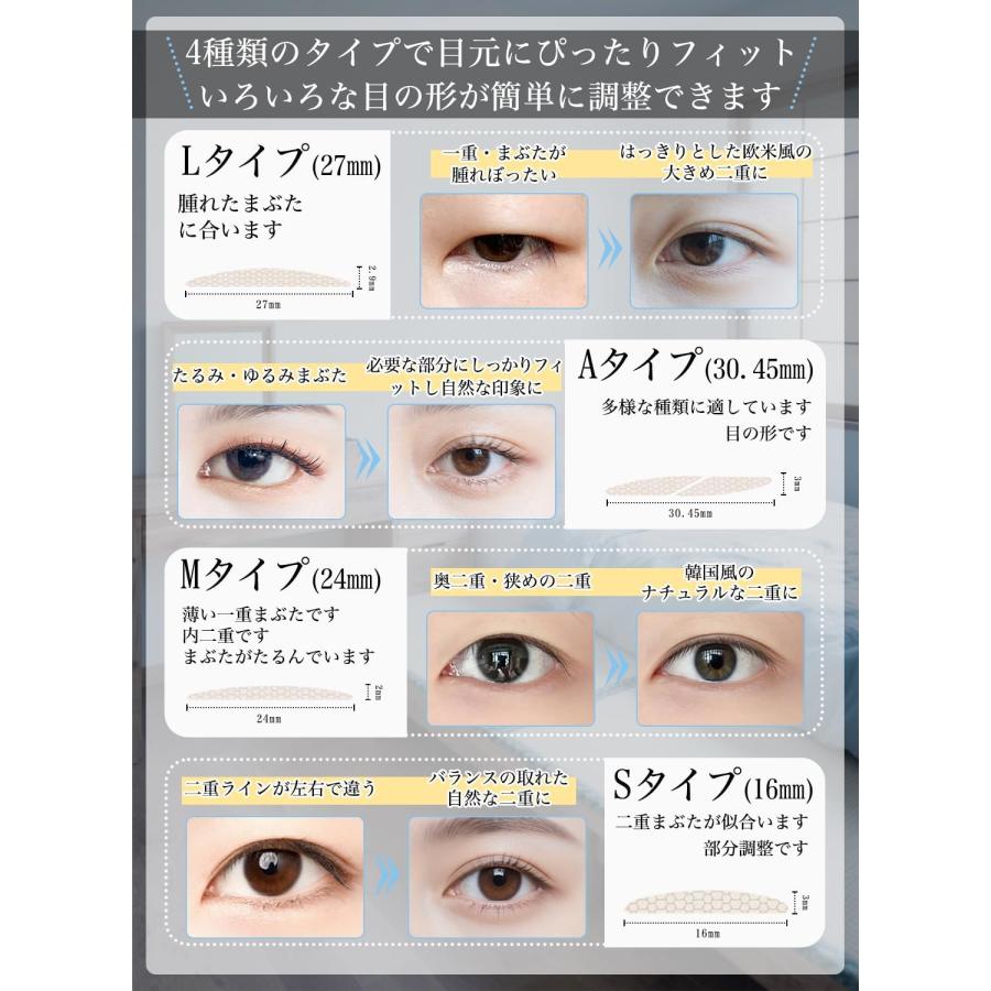 二重テープ ふたえテープ ボックスタイプ まぶた 一重 奥二重 メッシュ