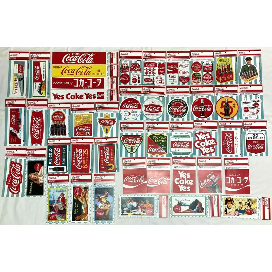 Coca Cola（コカコーラ） ステッカー シール Sサイズ 全46種 : PACIFIC