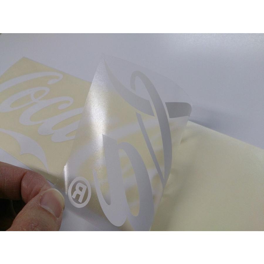 Coca Cola（コカコーラ） カッティングステッカー Lサイズ ホワイト 白