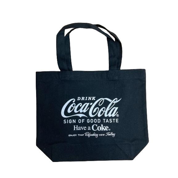Coca Cola（コカコーラ） ランチトートバッグ 黒 ブラック メール便