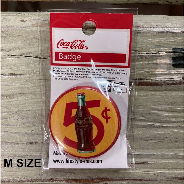 Coca Cola コカ・コーラ 缶バッジ Mサイズ 32mm メール便対応