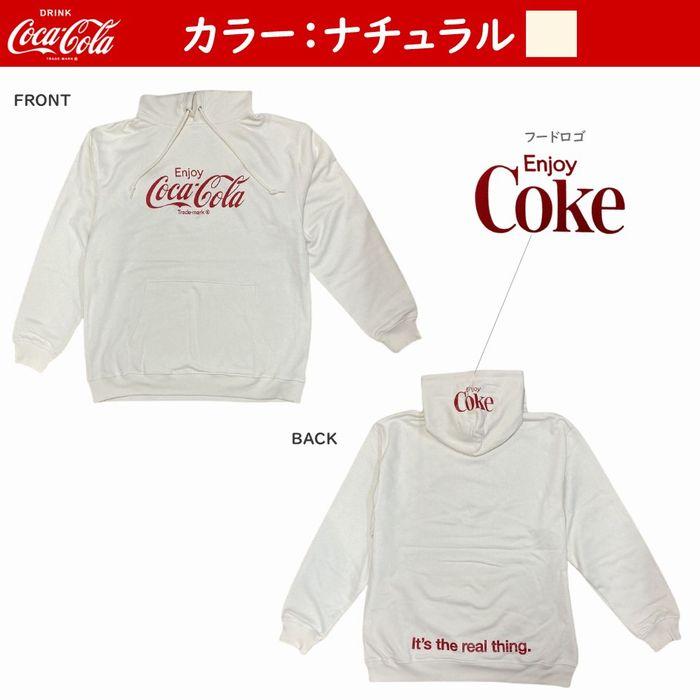Coca Cola（コカコーラ） ロゴ 薄手 プルパーカー パーカー フーディー