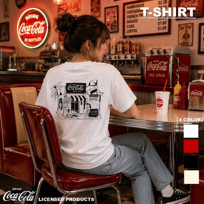 Coca Cola（コカコーラ） Coca-Cola Tシャツ 5.6oz 全4色 POP レトロ