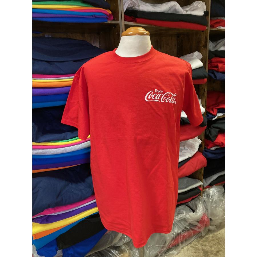 Coca Cola コカ・コーラ Tシャツ 全3色 6oz 半袖 厚手 トップス Coca Cola コカ・コーラ Tシャツ 全3色 6oz 半袖 厚手 トップス