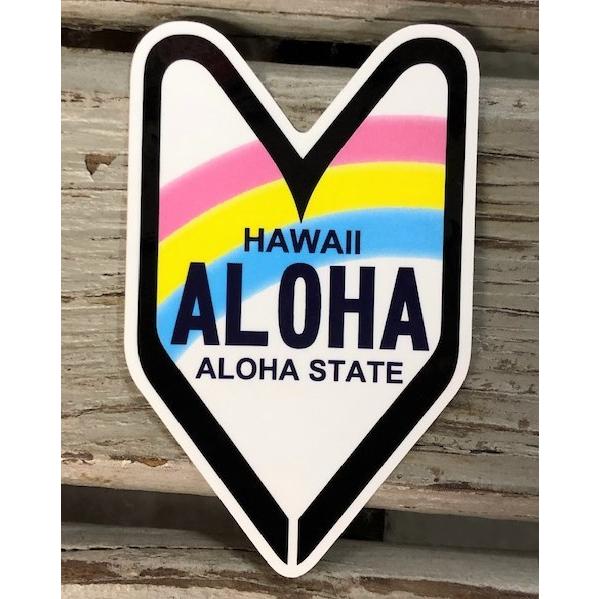 初心者マーク ステッカー シール Hawaii ハワイ ハワイアン Aloha アロハ カスタム ステッカー Cs 36 Cs 36 Pacific Sign 通販 Yahoo ショッピング