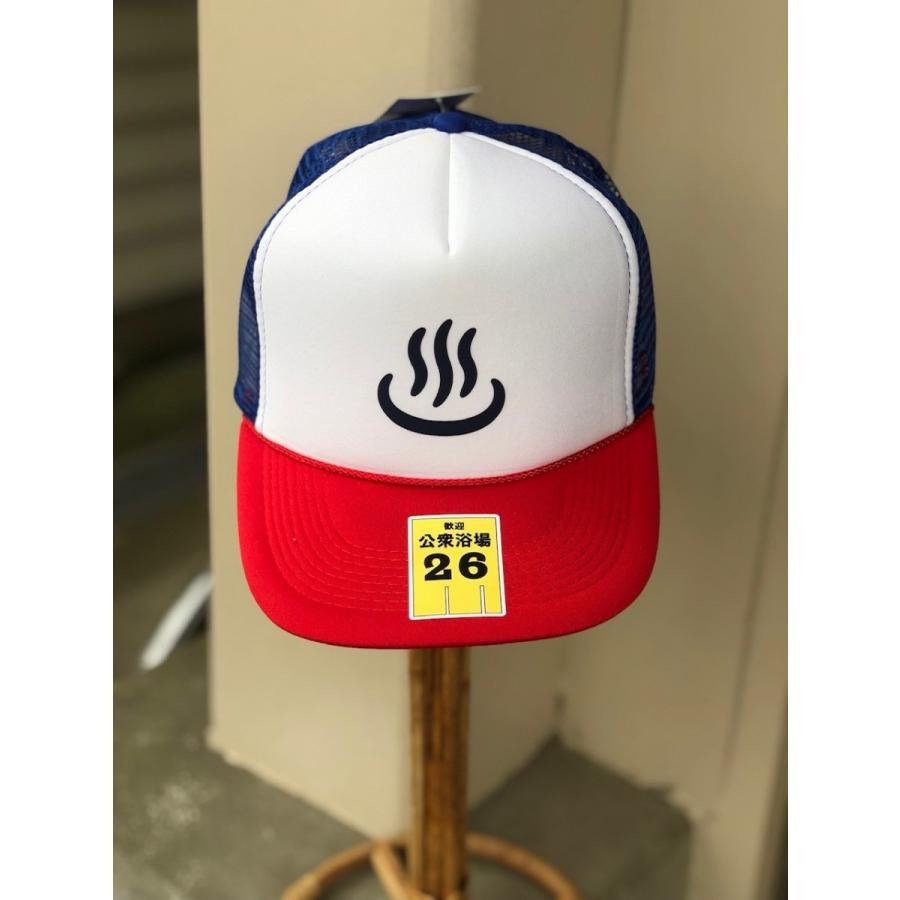 公衆浴場 メッシュキャップ 帽子 缶バッジ付き KY-CAP3 : PACIFIC SIGN