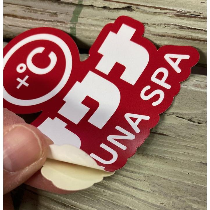 公衆浴場 ステッカー シール 温泉 銭湯 サウナ グッズ 横3連 KY-S1