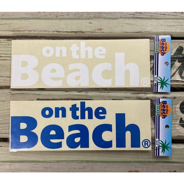 ON THE BEACH カッティングステッカー 全2色 Mサイズ OTB ロゴ : PACIFIC SIGN - 通販 - Yahoo!ショッピング
