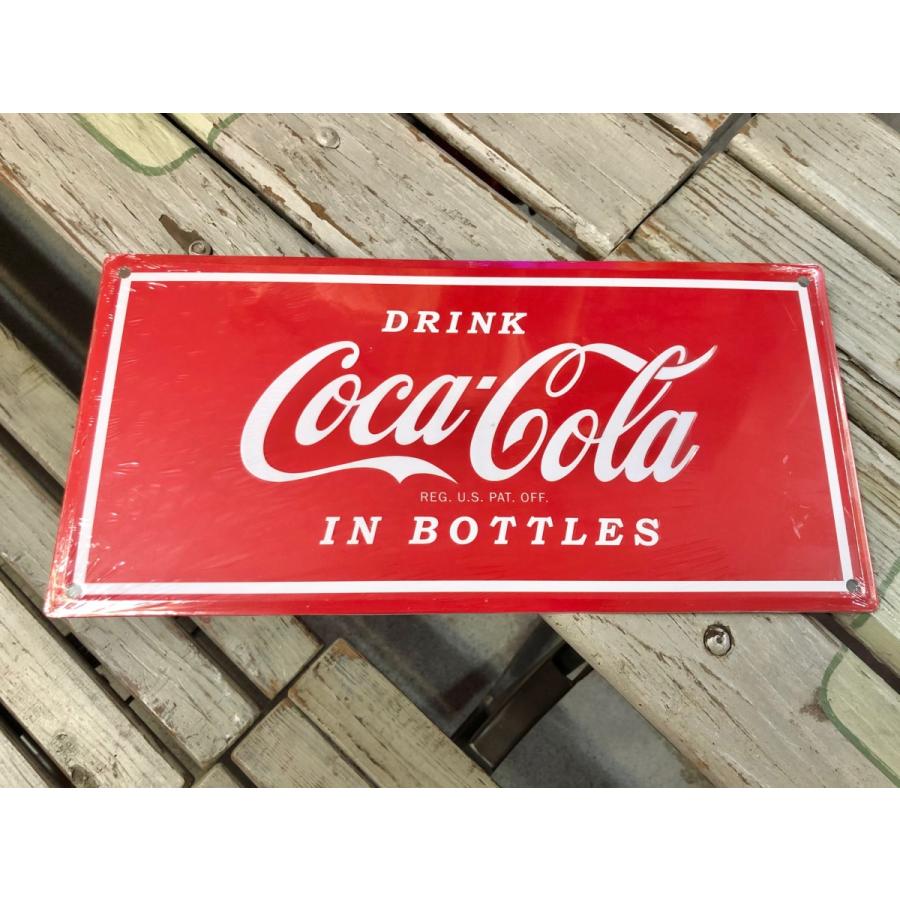 コカ コーラ Coca Cola ティンプレート Inbottle ロゴ アルミ ブリキ アメリカン 看板 Pj Se02 Pacific Sign 通販 Yahoo ショッピング