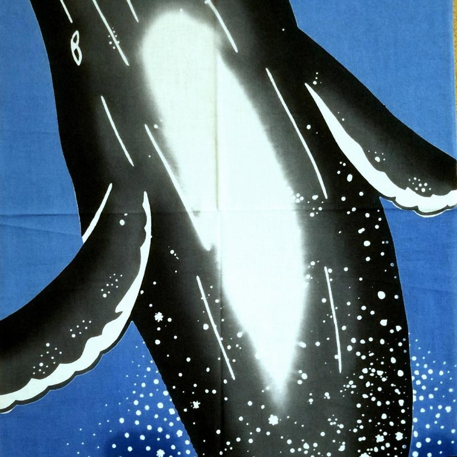 てぬぐい 鯨 クジラ 哺乳類 シャチ イルカ 恵比寿 縁起物 ハンカチ タオル 特岡 晒木綿 梨園染 戸田屋商店 贈り物 インテリア 趣味 ネコポス送料無料｜pack8983｜06