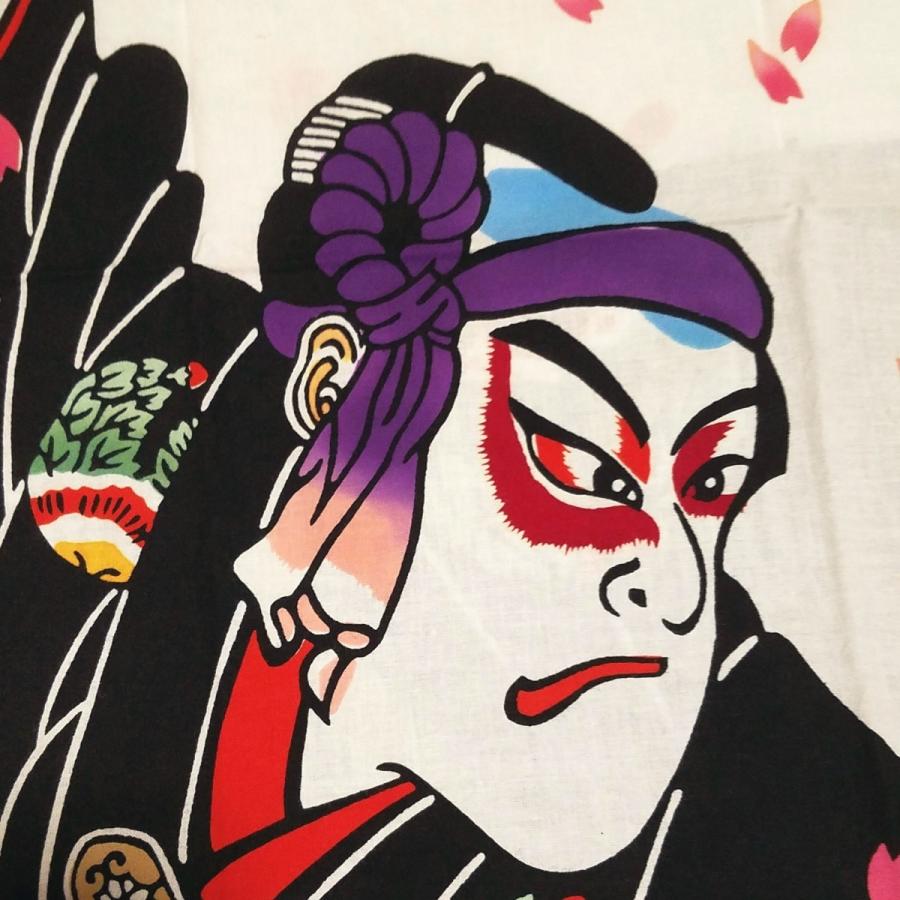 てぬぐい 助六 ゆかりの江戸桜 歌舞伎 十八番 浮世絵 日本画 日本製 特