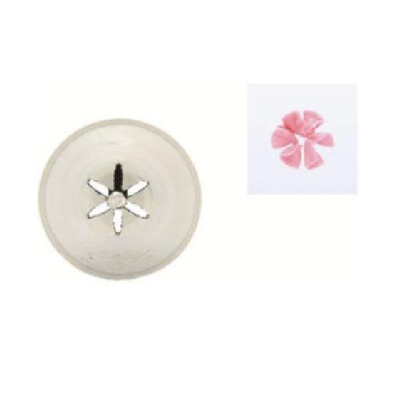 【1個】Ateco 口金 花 6切 ヘソ有 ♯129　18-8 ステンレス 業務用 製菓 お菓子作り 絞り口金 道具 デコレーション ケーキ 口金　1個入 | ブランド登録なし | 01