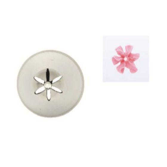 【1個】Ateco 口金 花 6切 ヘソ有 ♯131　18-8 ステンレス【480114】 業務用 製菓 お菓子作り 絞り口金  デコレーション ケーキ 　1個入 | ブランド登録なし | 01