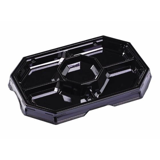 10枚】オードブル32-22 本体 黒 エフピコ 使い捨て 業務用 弁当 惣菜