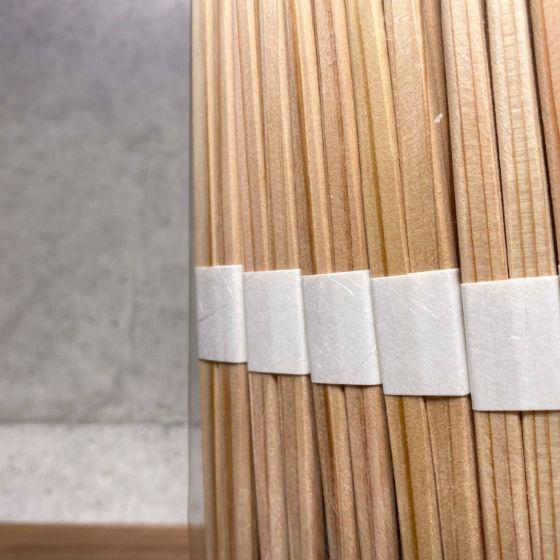 50膳】【個人宅・代引き不可】国産 赤杉 26cm 白帯巻 杉箸 高級 割り箸